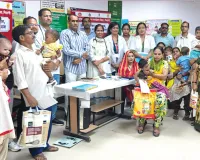 कुपोषित बच्चों के लिए नागरिक अस्पताल में टीबी जांच कैंप आयोजित 